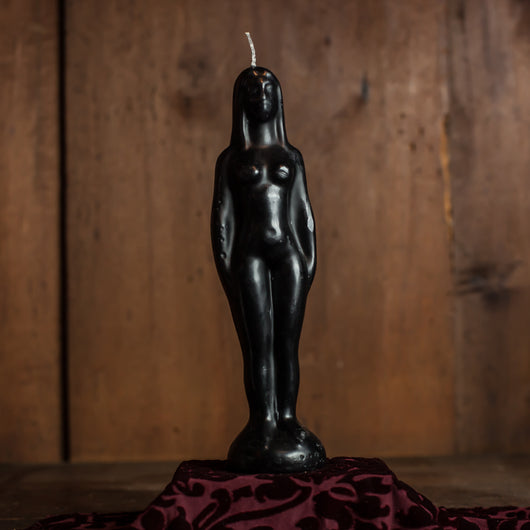 Black Figure Candle (Female)